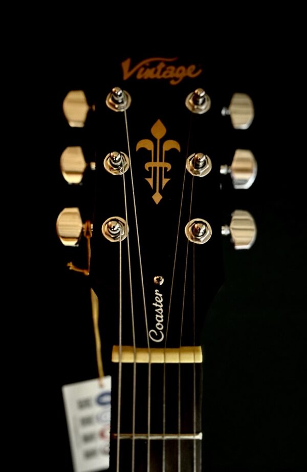 Vintage V10 Red wine electric guitar - Image 3