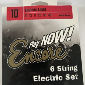 Encore Nickel Wound Electric Guitar String Set ~ Light