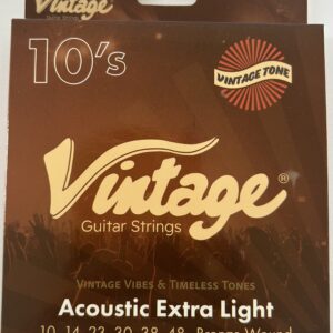 Vintage Acoustic guitar strings 10 gauge