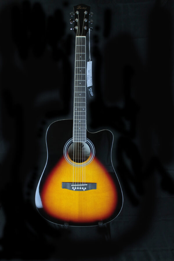 Fazley W40 Acoustic Guitar Dreadnaught Natural Sunburst