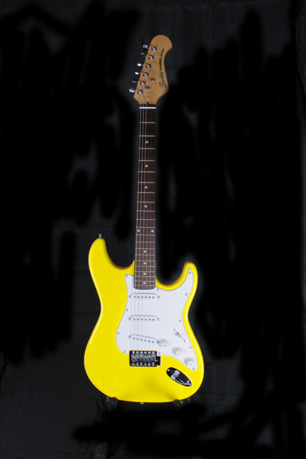 Fazley Classic Series Electric Guitar in Yellow - Image 2