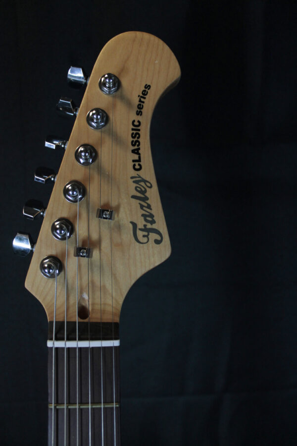 Fazley Classic Series Electric Guitar in Yellow - Image 5