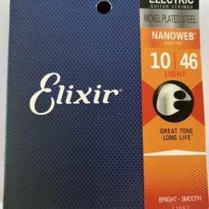 Elixir NANOWEB elctric guitar strings 10 Gauge