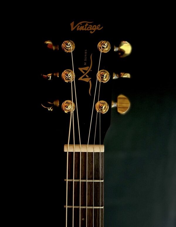 Vintage Mahogany Series 'Travel' Electro-Acoustic Guitar - Image 3