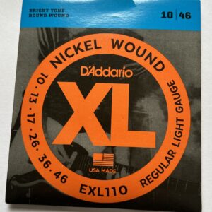 D'Addario Guitar Strings - ProSteels Electric Guitar Strings - Round Wound