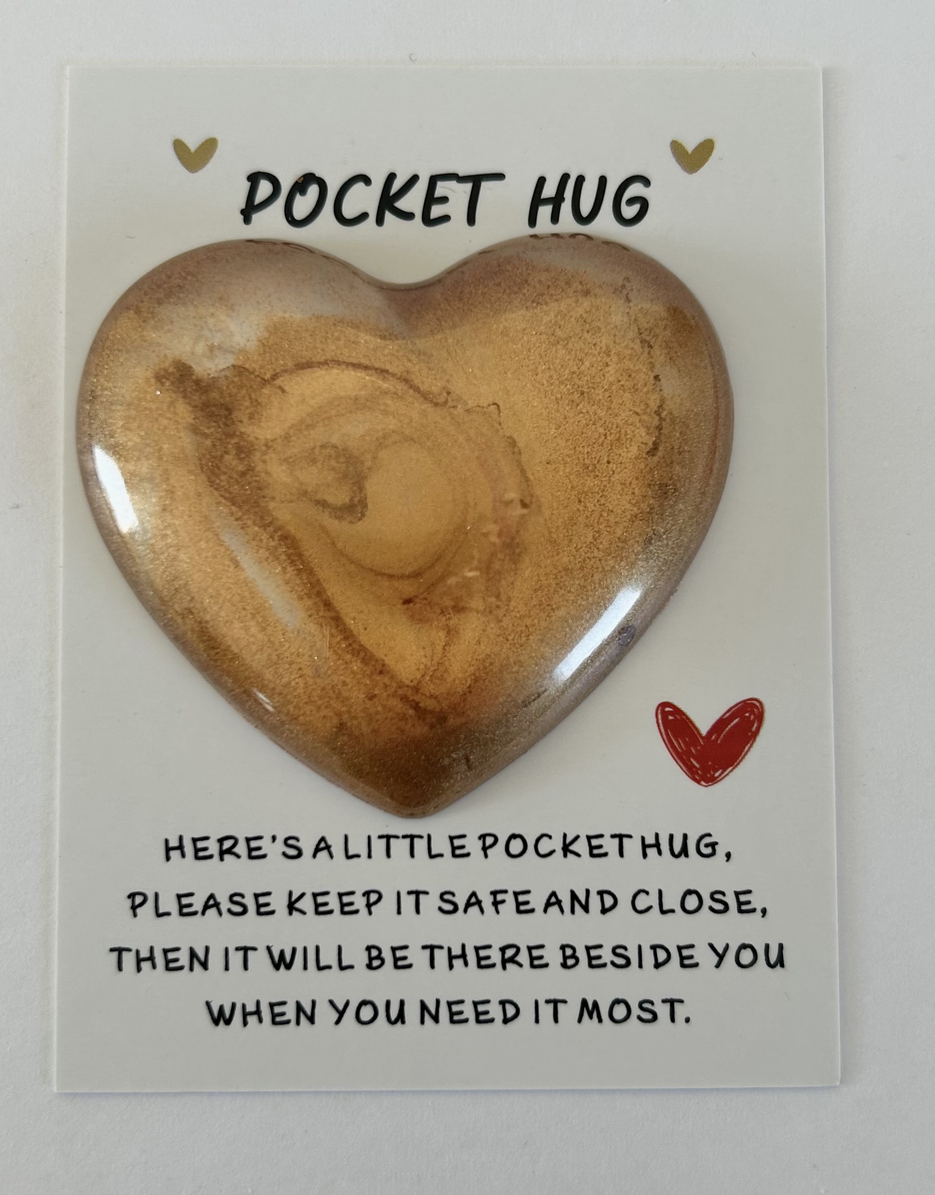 Pocket Hug Heart Mars Swirl
